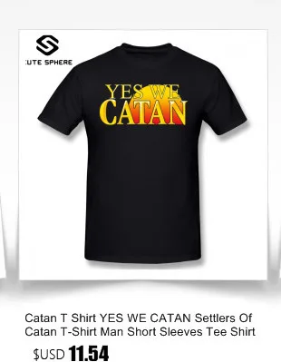 Catan, футболка, Settlers Of Catan Fan, футболка, забавная футболка с коротким рукавом, футболка для мужчин, с графическим рисунком, для пляжа, хлопка, большая футболка