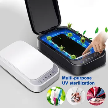 

Smart Nano-Coated Mobile Phone Mask Ultraviolet Sterilizer UV Phone Sterilizer Box Personal Disinfection Cabinet
