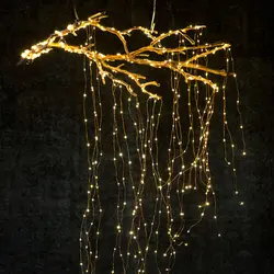 Светодиодный Сказочный светильник Gypsophila Tree 30 филиал 2 м лоза 600 светодиодный светильник ЕС водонепроницаемый медный провод струнный свет