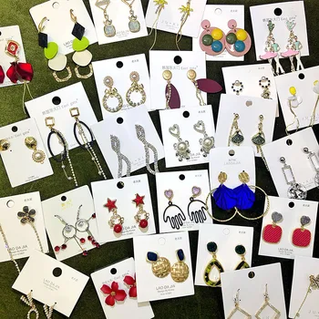 

30 Paris/lot fashion classical mix random style alloy women earring lot jewelry wholesale 200731-01