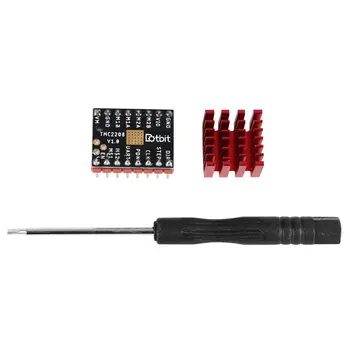 

TMC2208 V1.0 Stepper Motor StepStick Mute Silent Driver Set with Excellent Stability for 3D Printer Parts Accessories D08B