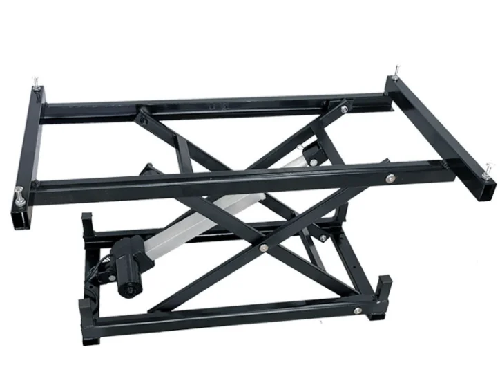370mm Smart Home Accessories Wired Wireless Electric Lift Coffee Table Dining Table Hardware Folding Iron Frame 168mm