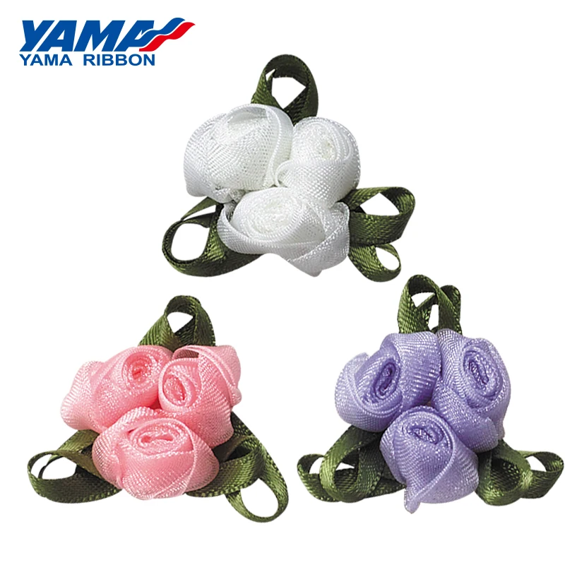 YAMA Foliage Flower Diameter 20mm±3mm Leaf 29mm±3mm 100pcs/bag Ribbon Engagement Wedding DIY Decoration