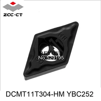 

ZCC DCMT11T304-HM YBC252 DCMT11T304 DCMT 11T304 Carbide Inserts CNC Original Lathe Cutter Tools utensili tornio Turning Tool