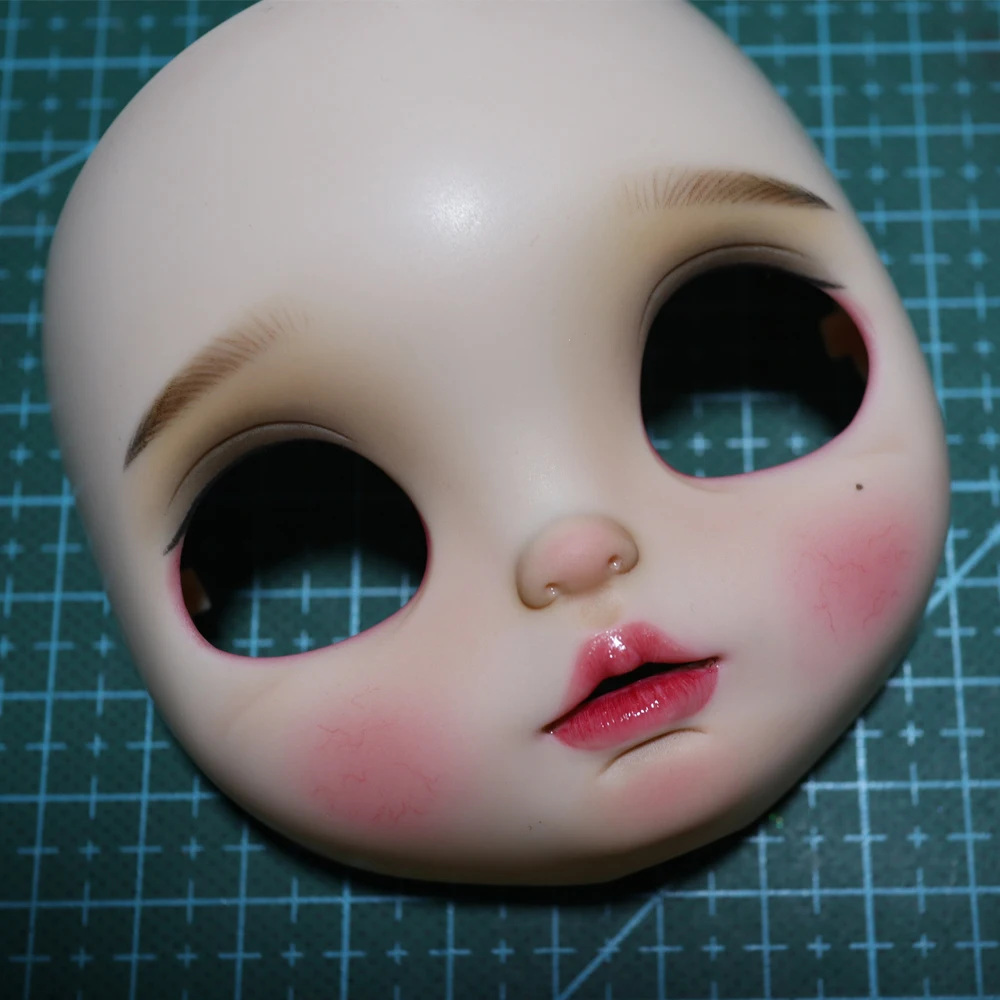 1/6 BJD 30 см куклы игрушки 19 суставов высокое качество Кастомизация кукла Обнаженная Блит, лицевая пластина с макияжем зверь макияж - Цвет: Белый