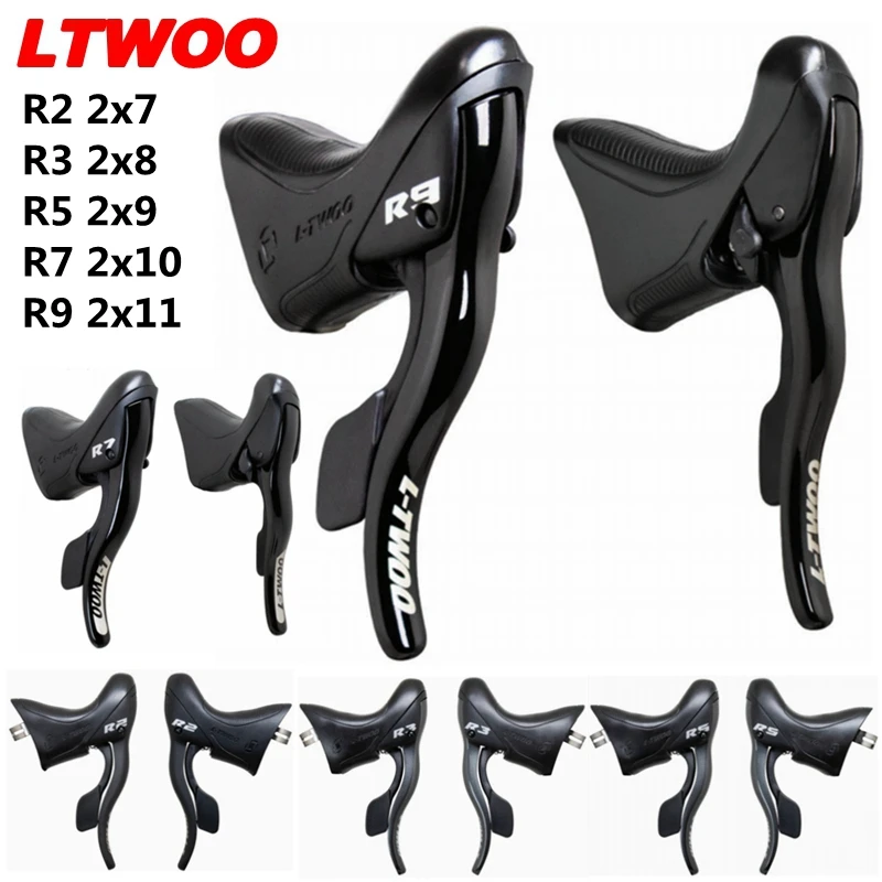Ltwoo 2 × 7 2 × 8 2 × 9 2 × 10 2 × 11スピードロードバイクシフター 