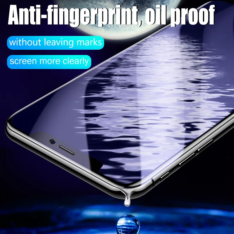 20D полное покрытие изогнутая Гидрогелевая пленка для iPhone XR X XS 11 Pro MAX Защита экрана для iPhone 6 6s 7 8 Plus мягкая пленка не стекло