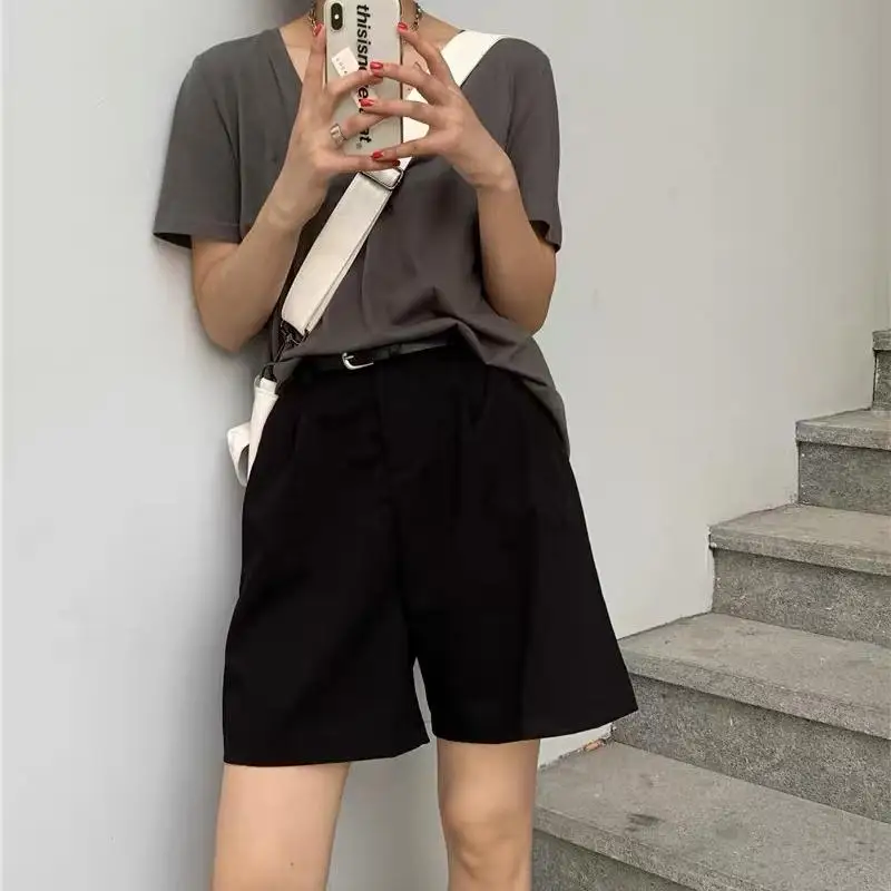 Shorts Women Summer Knee length Office 