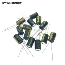 10 шт./лот Алюминий электролитический конденсатор с алюминиевой крышкой, 50В/220 мкФ с алюминиевой крышкой, 50В/220 мкФ электролитический конденсатор с алюминиевой крышкой, Размеры 8*12 мм подключаемого модуля с алюминиевой крышкой, 50В 220 мкФ