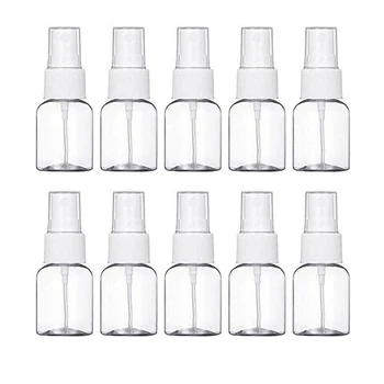 

10pcs Transparent Empty Spray Bottles 5ml 10ml 20ml 100ml 150ml 250ml Plastic Mini Refillable Bottles Empty Cosmetic Containers