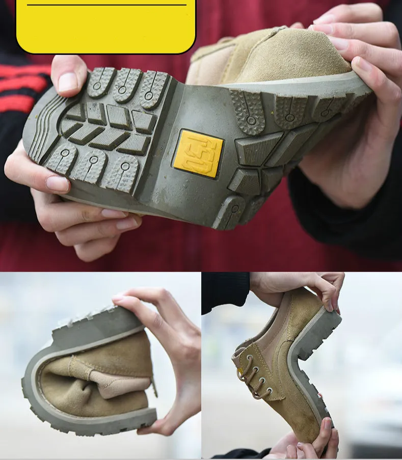 Большие size36-46 мужская летняя маслостойкая стальная Кепка для ног защитная Строительная обувь для работы