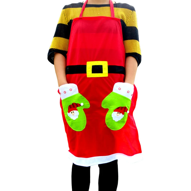 Рождественское украшение высококачественный фартук кафе бар офис фото украшение студии