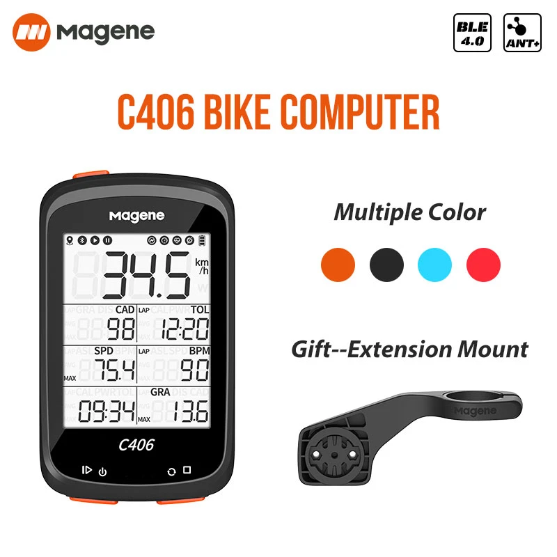 Magene C406 Bike Computer Waterdichte Gps Draadloze Smart Mountain Road  Fiets Monito Stopwatchring Fietsen Gegevens Kaart|Bicycle Computer| -  AliExpress