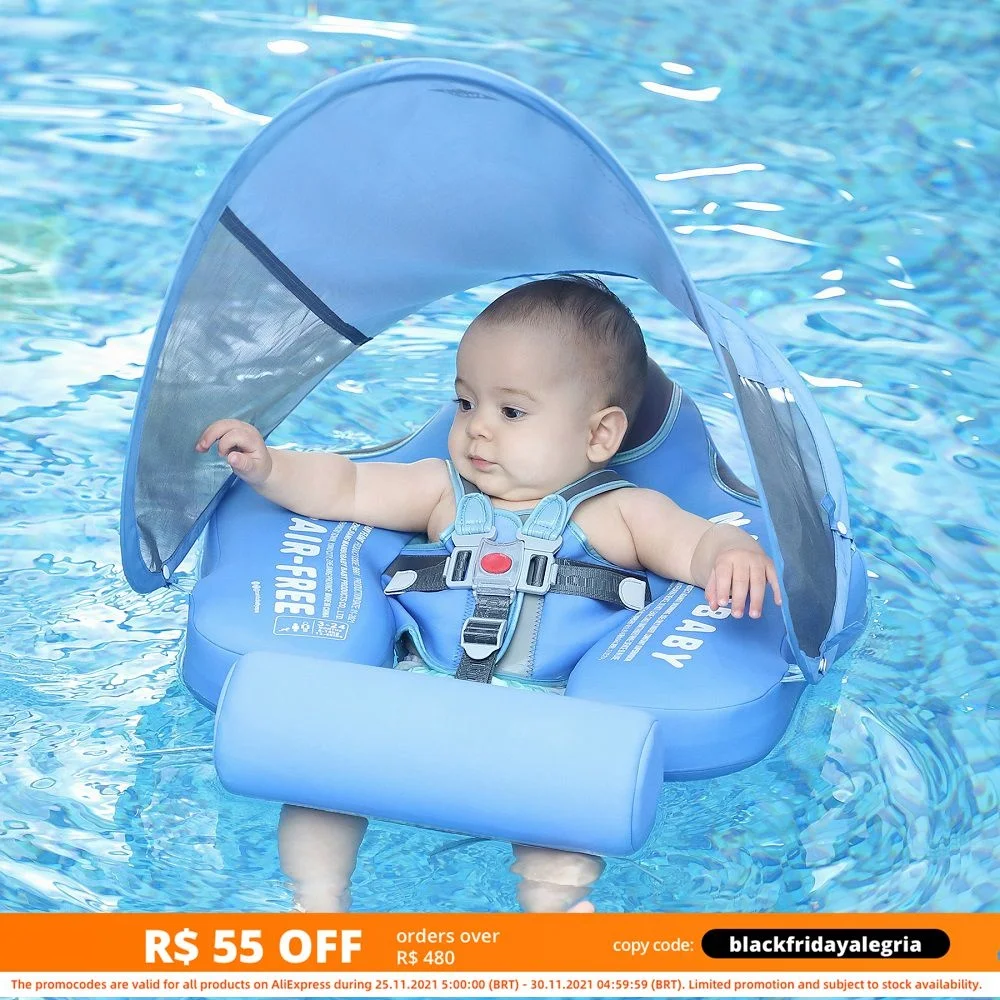 Baby Infant Waist Float Swim Ring Non-inflatable Floats Pool Toys Swim Trainer 