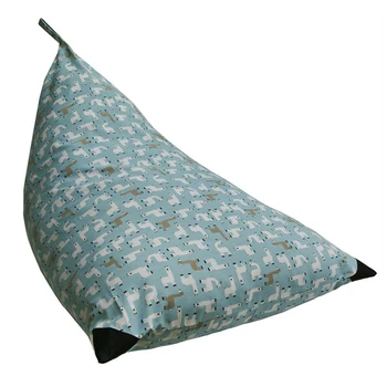 

For Stuffed Animal Canvas Dustproof Large Capacity Kid Room Printed Toy Organizer Home Chair Cover Sofa Storage Bean Bag Bedroom