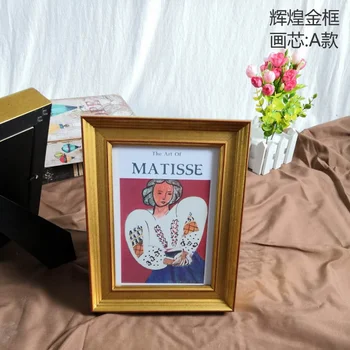 

Vintage gold art like frame certificate frame placed on the table picture frames frame kids photo frame christmas ornament