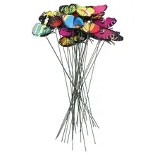 20 шт садовые плантаторы красочные причудливые бабочки садовые украшения наружный Декор цветочное украшение Горшков