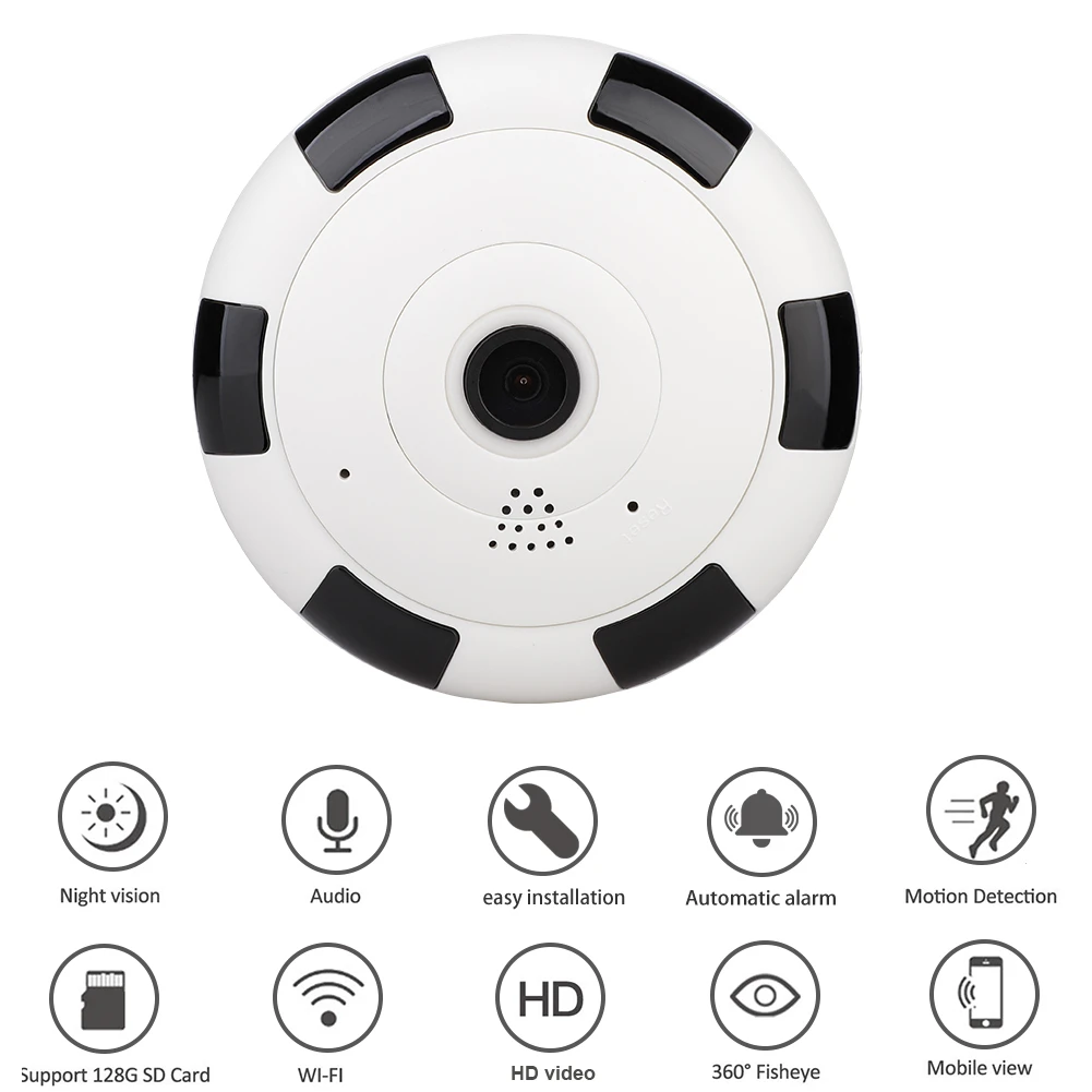 1080P 960P HD 360 градусов панорамная Wifi камера беспроводная Wifi ip-камера домашняя система видеонаблюдения ночного видения ИК камера