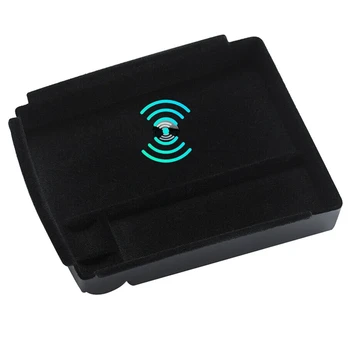 

MOOL Car Wireless Charging Armrest Center Console Organizer Storage Box Charging for Tesla Model S X 2016-2019