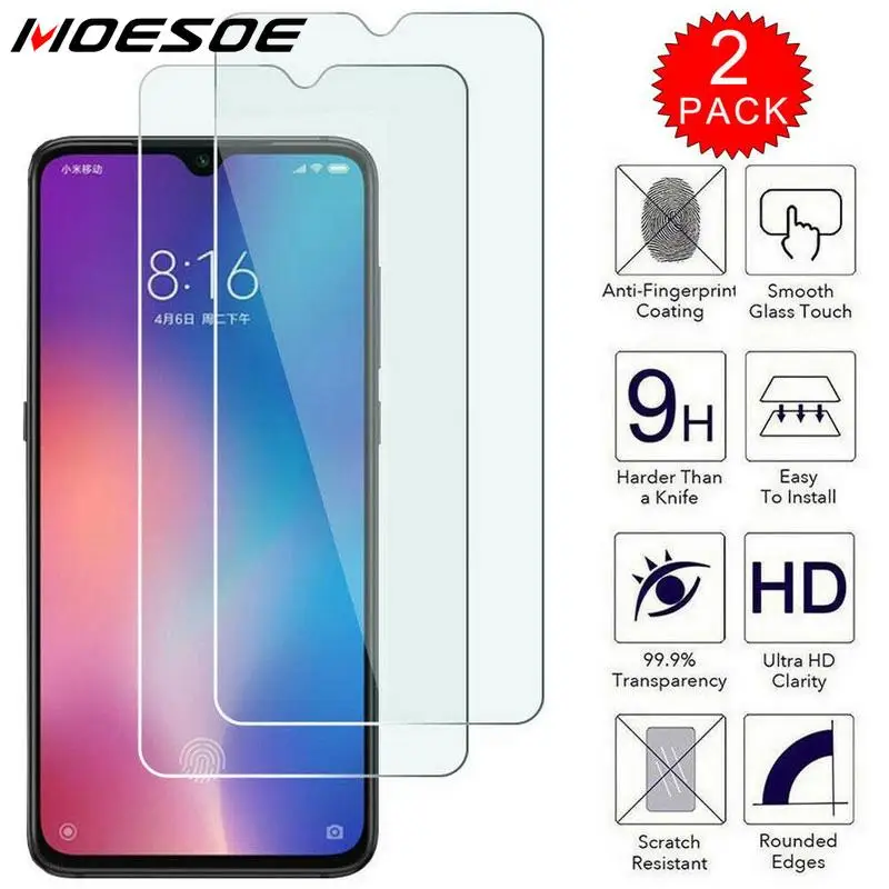 Закаленное стекло для Xiaomi Redmi Note 9 s 7 8 8T 6 5 Pro 6A 7A 8A Mi 9T SE A3 A2 Lite A1 Защитная пленка
