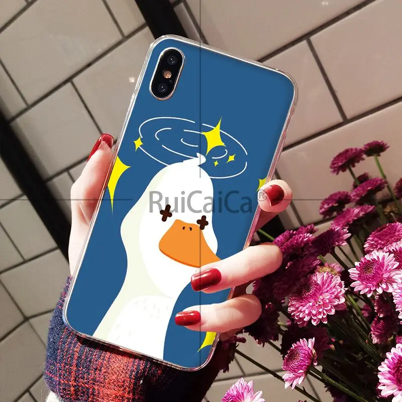 Super cute cartoon duck goose