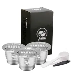 RECAFIMIL Reusable Stainless Steel Coffee Capsule (AS PICTURE)