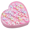 Wholesale 50/100PCS Mix Cartoon Horse Unicorn Finger Girls Kids baby Rings Children Costume Birthday Party Supplies toy Gifts 3