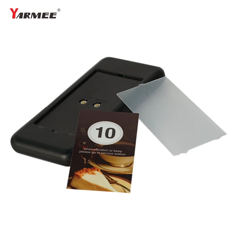YARMEE Restaurant equipment pager Buzzer Wireless Receiver calling system For Coasters Food truck Coffee Shop Queuing System