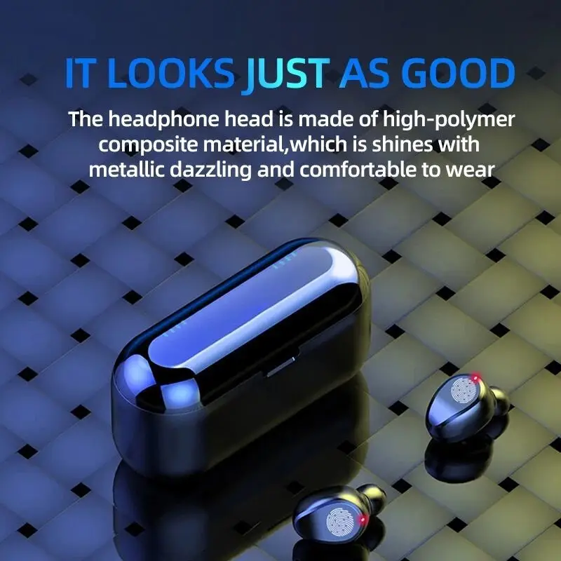 IWALK Wireless Earphone TWS with 2000mah Power Bank Gaming Sport Touch Control Waterproof HIFI Airbuds with Mic