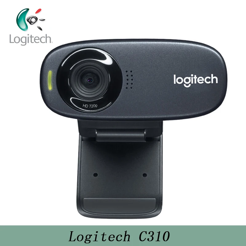 Веб-камера Logitech C310 HD 720P со встроенным микрофоном и автофокусом 5 Мп | Компьютеры