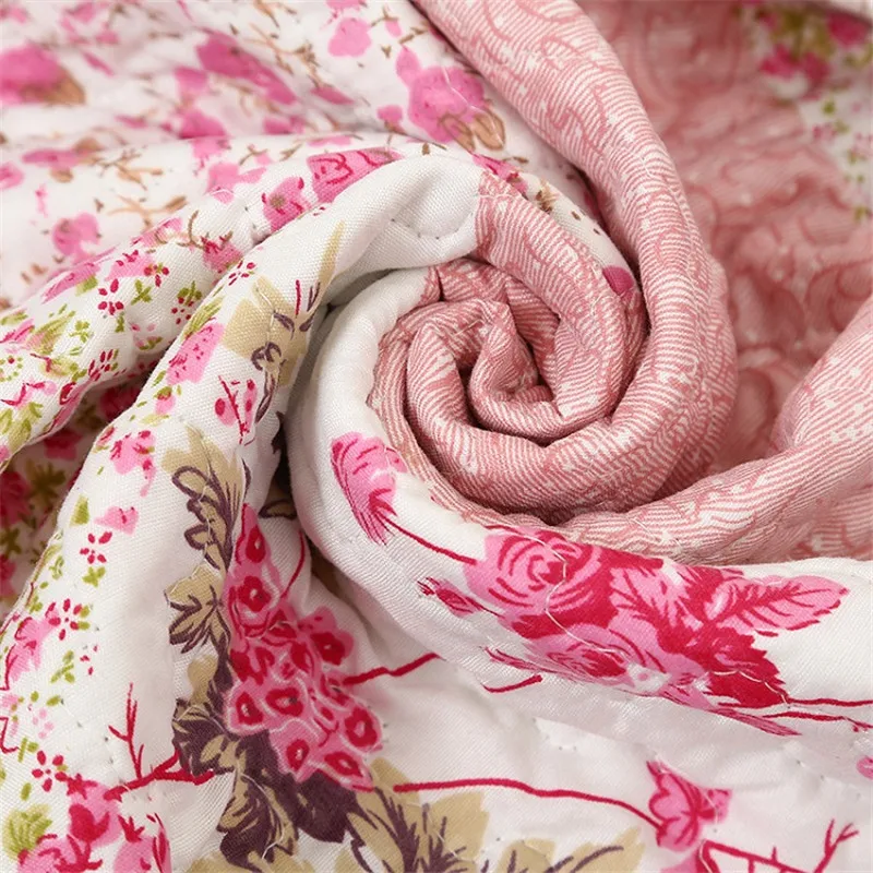Цветочный геометрический принт постельные принадлежности летнее одеяло постельное покрывало лоскутное одеяло ed покрывала 220*240 см