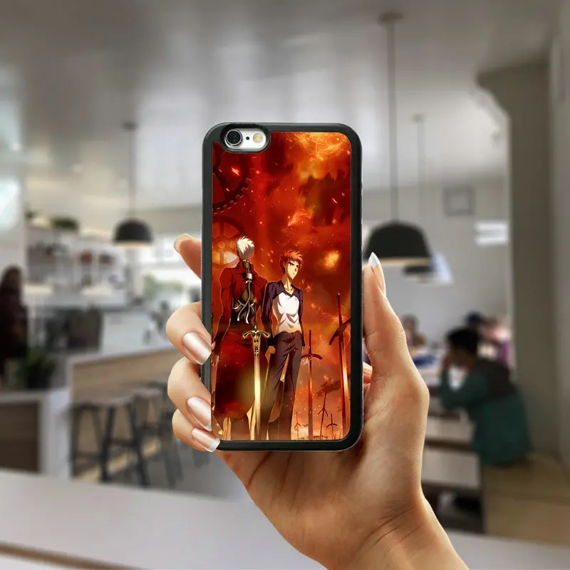 Picture 1 ПК жесткий пластиковый чехол для телефонов чехлы для iphone 8 7 6 6S Plus X XR XS Max 5s 5 SE 4 4s Shell Zero Fate Stay Night Unlimited - Цвет: Picture 1
