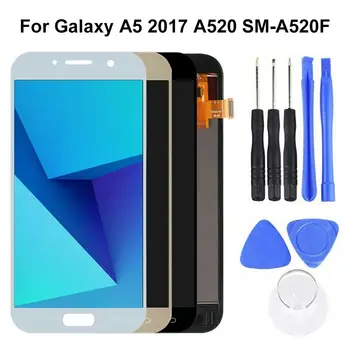 

Replacement tool AMOLED LCD Display Touch Screen Digitizer Replacement Kit for Samsung Galaxy A5 high-quality AMOLED screen