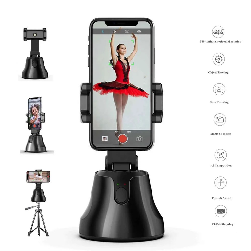 Вращающийся на 360 градусов держатель для телефона с автоматическим