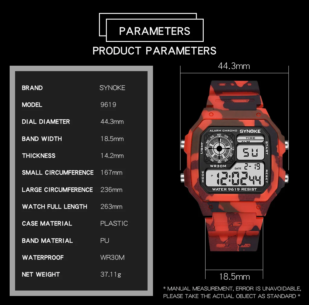 PANARS S SHOCK, мужские спортивные часы, люксовый бренд, камуфляж, военные часы, цифровой светодиодный, водонепроницаемые наручные часы, Relogio Masculino