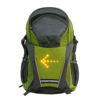 

18L LED Turn Signal Backpack Wireless Remote Control Warning Lamp USB Rechargeable Bag Ahr062