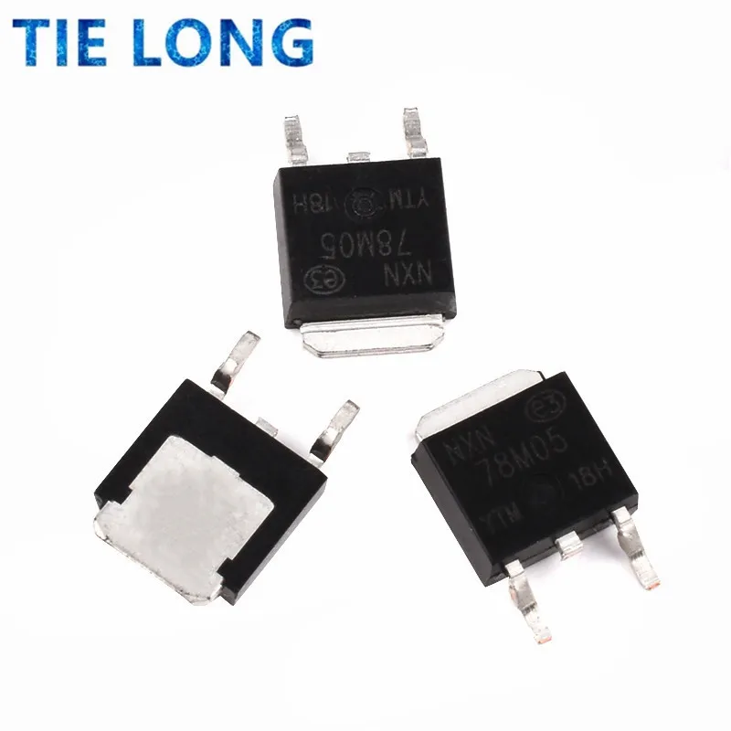 reguladores de tensao positiva pcs lote 78m05 100 a 7805 01