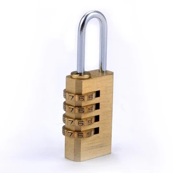 

Mini 4 Digits Number Password Code Lock Combination Padlock Resettable For Travelling Bag Door HG99