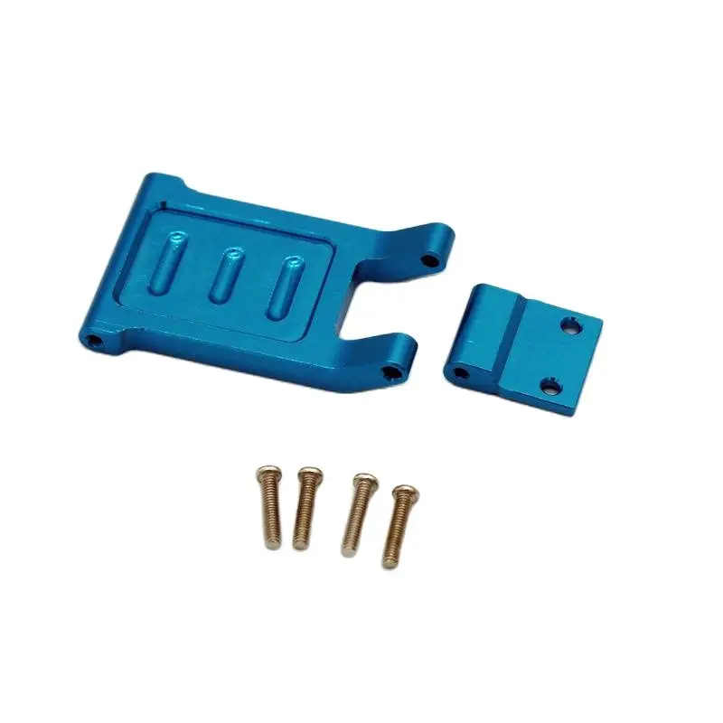 WLtoys 124016 124018 1/12 RC model remote control car metal upgrade accessories rear bumper LC RACING EMB-DTH 4