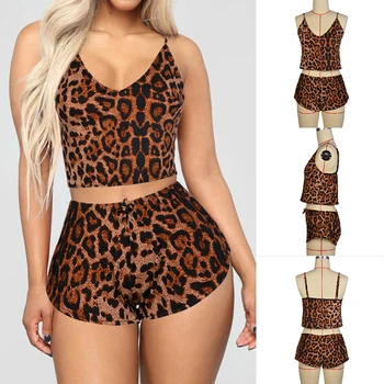 

Hot Women 2 piece set Velvet Sleepwear Sexy Spaghetti Strap Shorts Pajamas Suit Ladies Casual Sleepwear Female Pajama Party Set