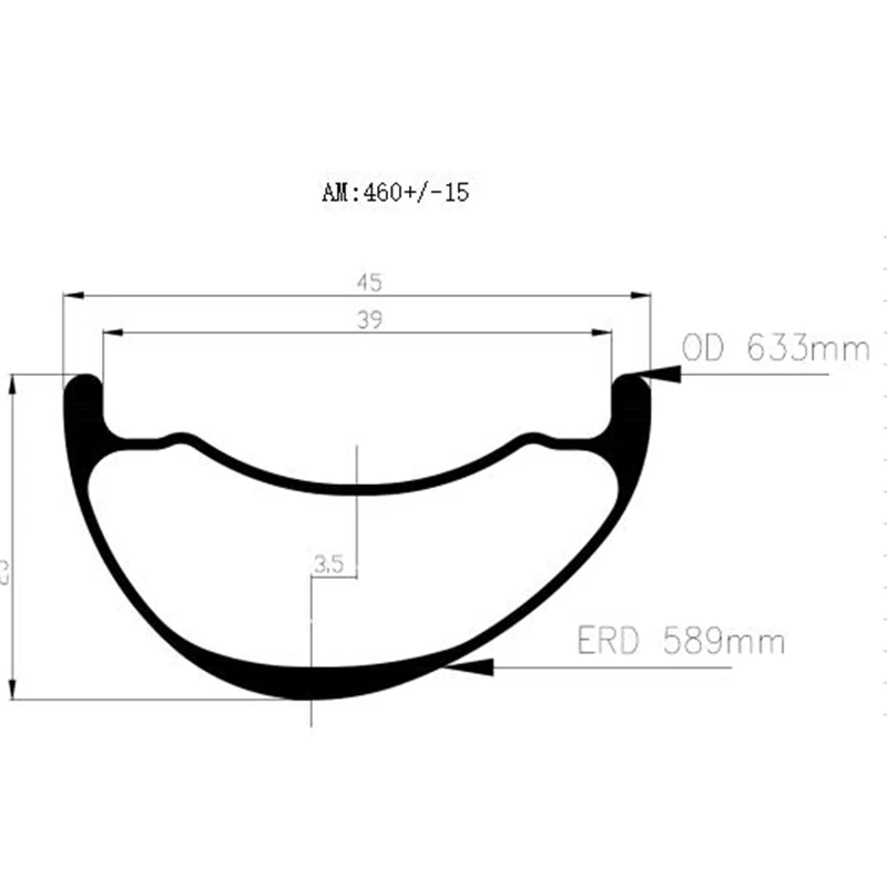 Дисковые Диски 29er Асимметричные 45x25 мм NOVATEC 100x15 142x12 сквозная ось QR карбоновые
