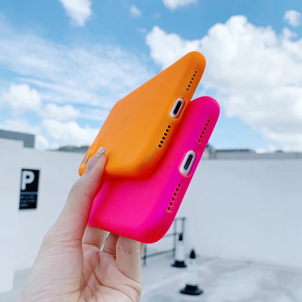 Матовый Силиконовый мягкий чехол карамельного цвета из ТПУ для iPhone 11 Pro 7 8 Plus SE 2020
