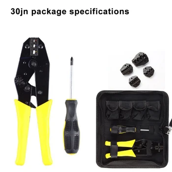 

30jn Set 4pcs Jaws Insulation Crimping Pliers Hand Tool Sets Electrician Crimping Pliers Cold Terminal Crimping Pliers