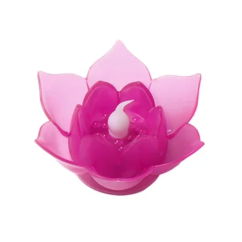 

Floating Candle Wedding Festival Lamp Romantic Battery Operated Flameless Bath Pond Beautiful Night Lighting Party Garden