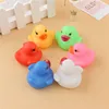 Baby Duck Bath Toys Kids Led Lighting Up Water Floating Toy Luminous Swim Rubber Ducks Toys For Children Classic Baby Water Toy 5
