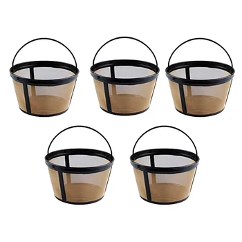 

5 Pack Reusable Coffee Filter for Mr. Coffee Permanent Coffee Filter for Machines and Brewers