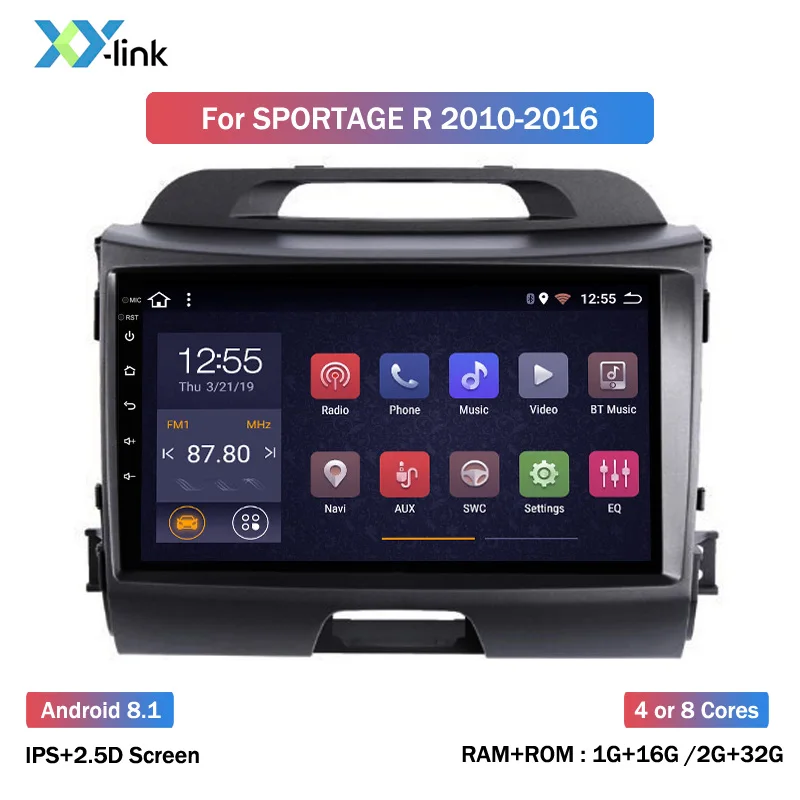 Clearance Car Radio Multimedia no 2 din android 8.1 Sportage 3 4 2010-2015 Video Player Navigation GPS For KIA Sportage 1 2 sedan 1