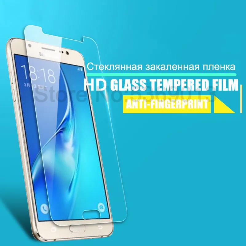 Tempered Glass on the For Samsung Galaxy J3 J5 J7 A3 A5 A7 A6 A8 Plus A9 Screen Protector Protective Film