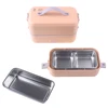 DMWD Portable Rice Cooker Heating Lunch Box Electric Thermal Food Heater Steamer Cooking Container Office Warmer 110/220V 4