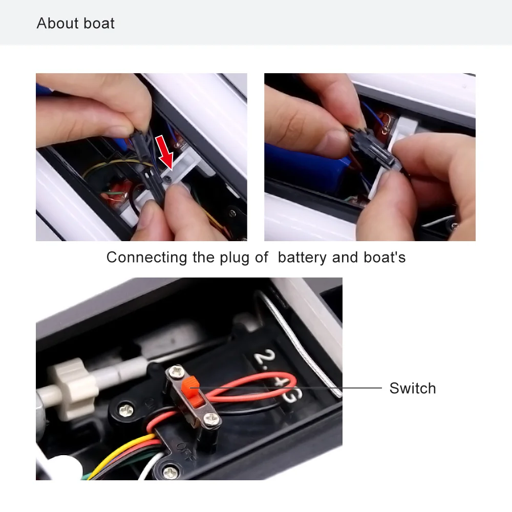 2.4GHz LSRC-B8 RC Speedboat With Storage Bag Waterproof Double Motor Model Electric High Speed Racing Portable Ship Toys for boy 6